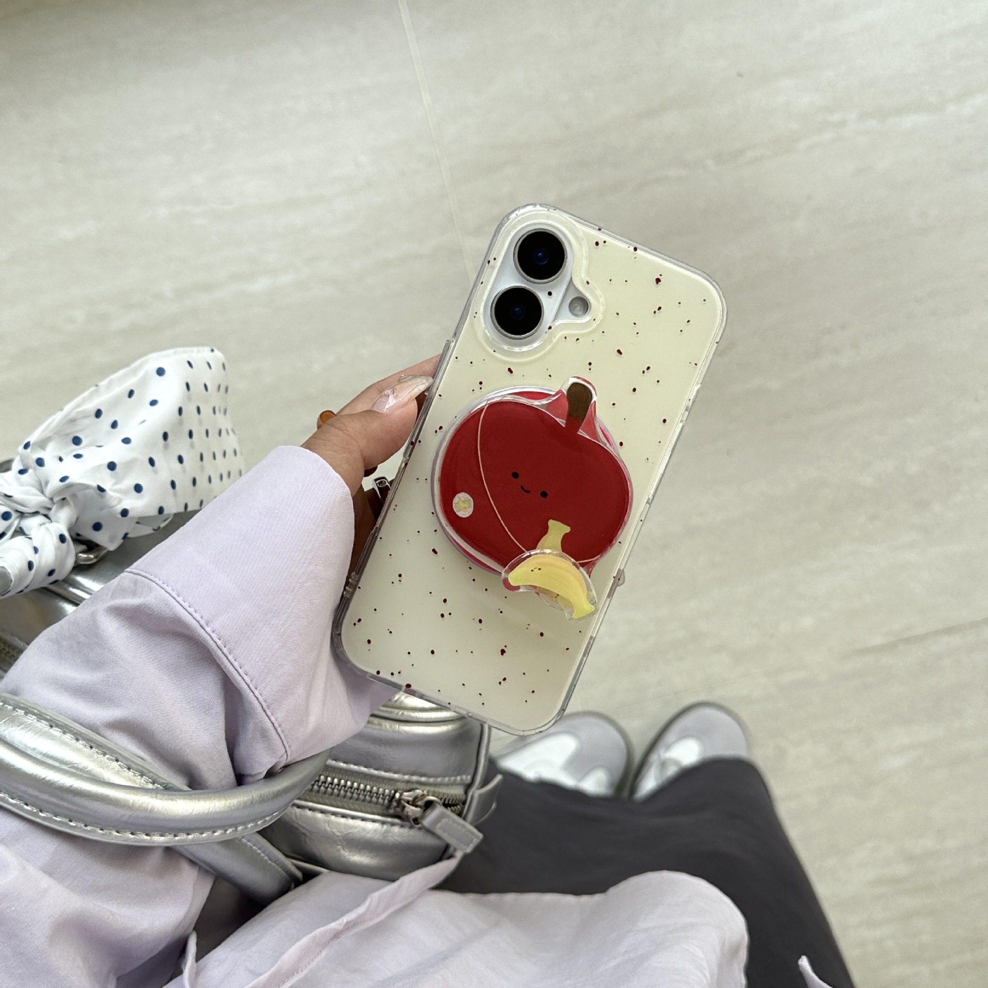 Simple salpicadura de tinta magnética Apple para iPhone15ProMax nicho 16Pro pareja 14/13 femenino 16PM nuevo