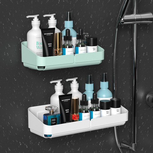 Wholesale Hole-Free Wall-Mounted Bathroom Storage Rack, Bathroom Toilet Accessories Organizer, Sink Vanity Face Basin Holder