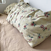 Brand retro cotton set, bedspread, floral print, 4 piece set