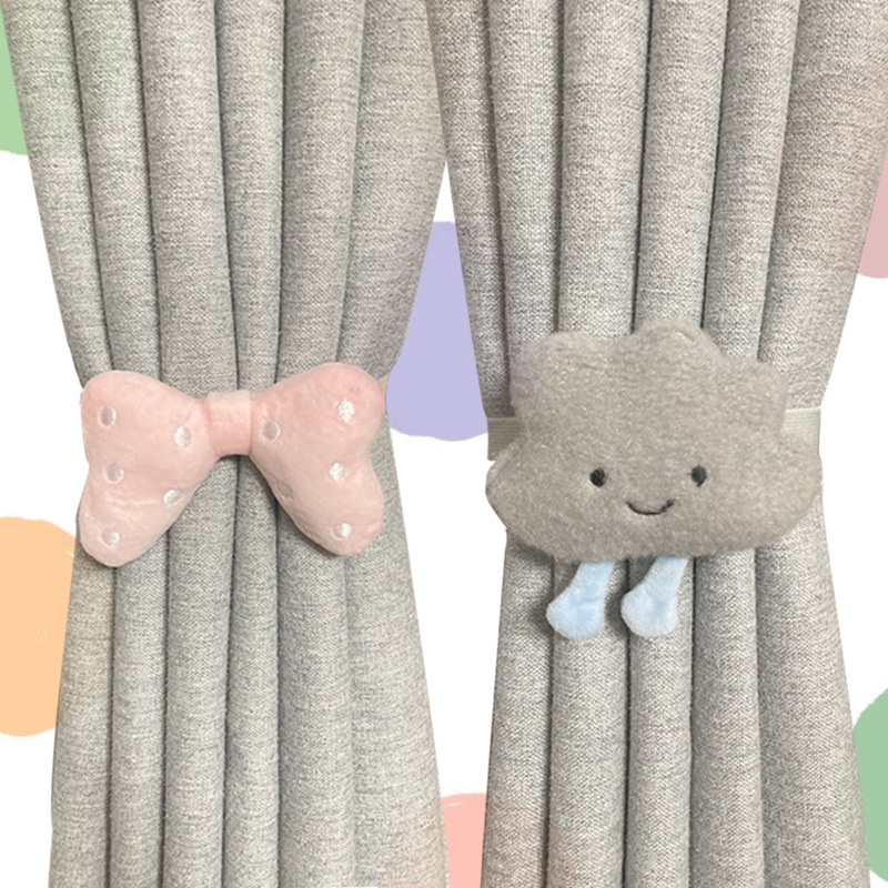 Cartoon Curtain Strap Doll Children's Room Decoration Accessories Curtain Buckle Cute Doll Strap Flower Storage Belt 3