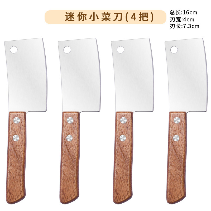 Mini cuchillo de cocina cuchillo de frutas de acero inoxidable cuchillo de cocina para bebés cuchillo de cocina