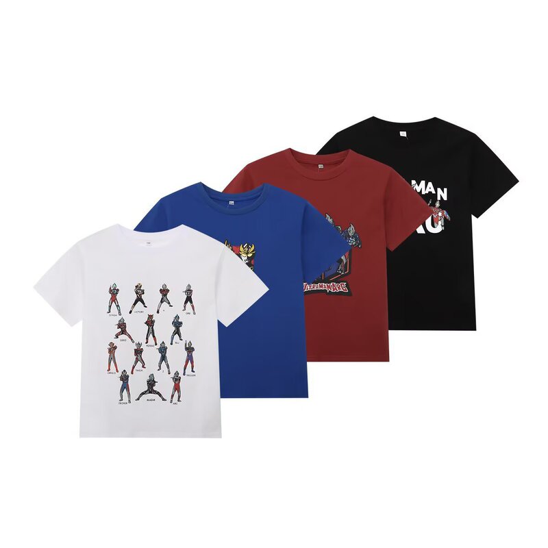 Children's Clothing 2025 Summer New Fashion Casual Versatile Ultra Hero Printed Short-Sleeved T-Shirt 475444