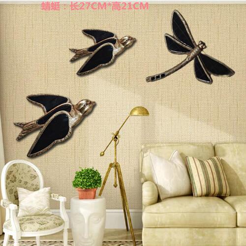 Directly supplied European retro aged resin swallow wall hanging picture wall home bedroom entrance hall famous wall hanging decorations