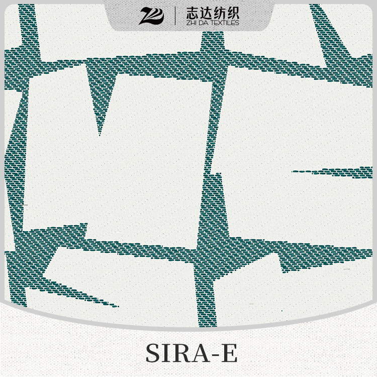 志达纺织现代经典几何色织提花沙发装饰面料SIRA-E
