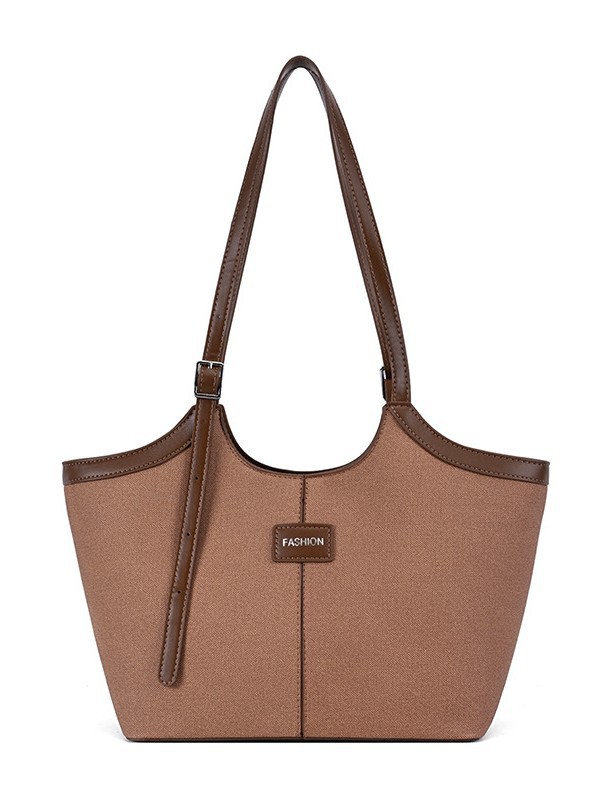 Bolsa de mano retrógrada de nicho para mujeres 2026 comercio exterior nuevo color de choque de alta calidad bolso de hombro de gran capacidad