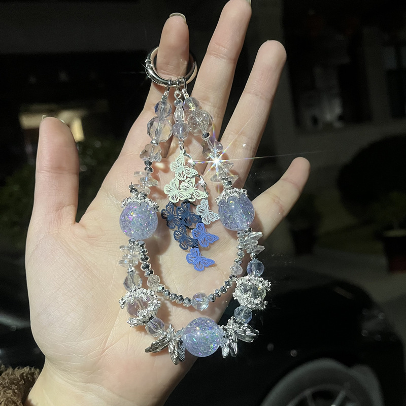 【Designer Edition】Crystal Phone Strap with Sparkling Effect, High Aesthetic Value Wrist Strap Accessory