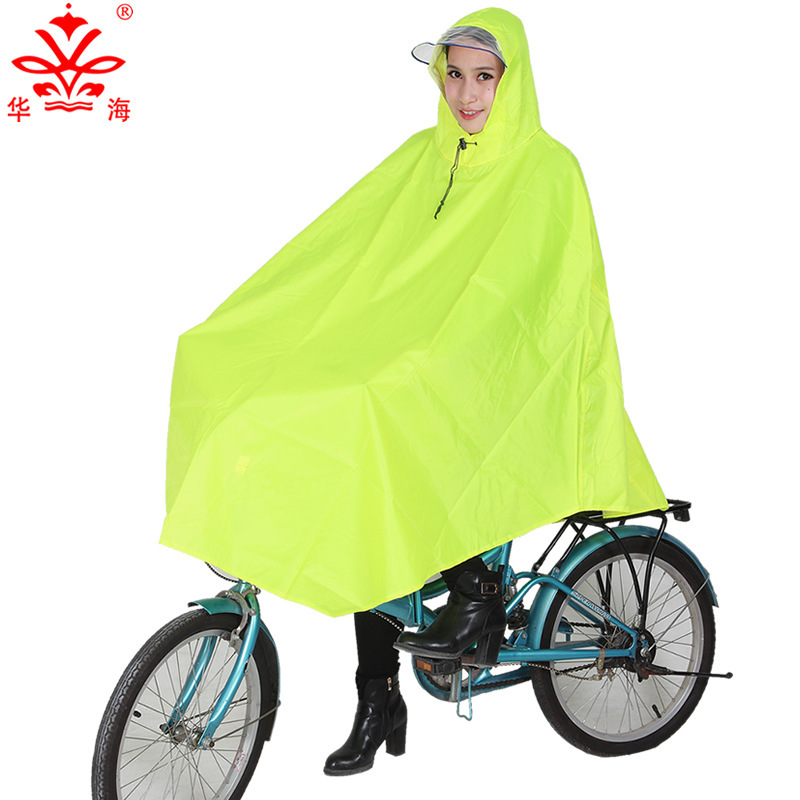 Oem Bicycle Raincoat, Thickened Electric Bike Raincoat for Women and Men, Adult Student Single-Person Rain Poncho, Custom-Made for Heavy Rain Protection