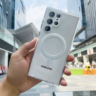 适用三星S26Ultra手机壳s25plus24+2231FE保护套磁吸透明壳亚克力