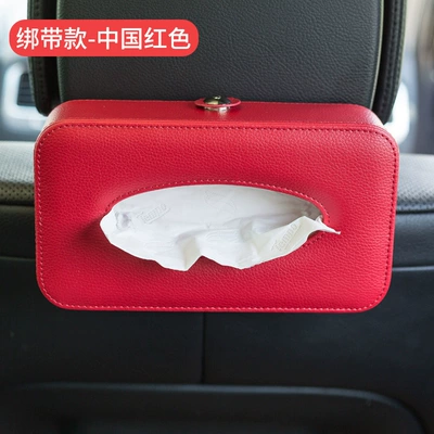 Car Tissue Box Car Interior | Car tissue box/set - red-strap-style