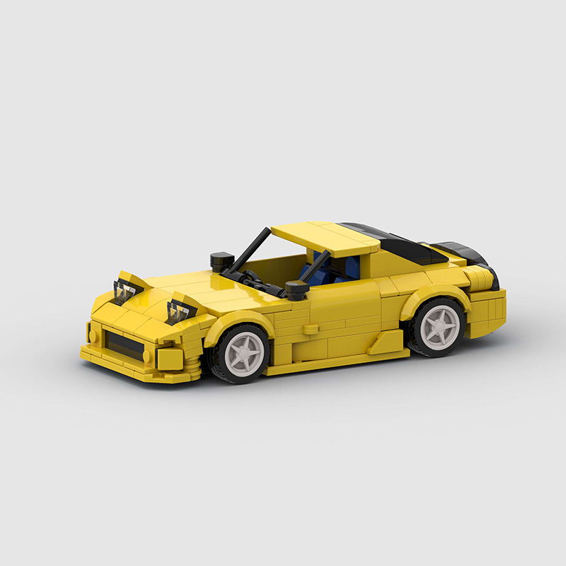 Hot sale RX-7 sports car moc compatible Lego small particle puzzle diy children's building block toys cross-border wholesale