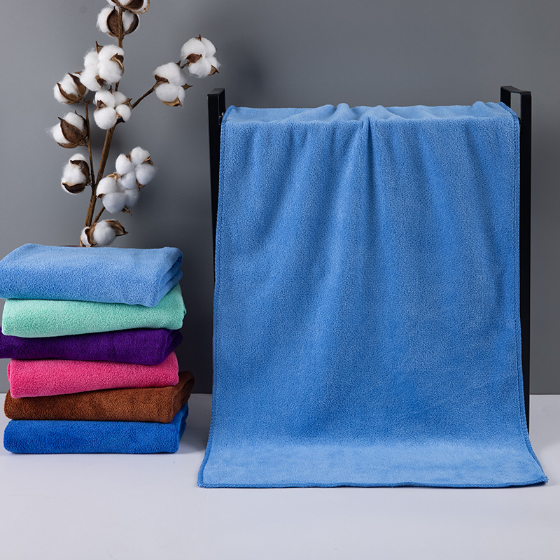Ultra-soft High-Density Water-Absorbing Microfiber Cleaning Towel Set (Car Wash Towel, Bath Towel, Hand Towel, Face Towel) for Household Cleaning