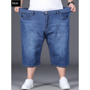 T 18033 Men's plus size loose denim shorts ��ʿ��a����ţ��