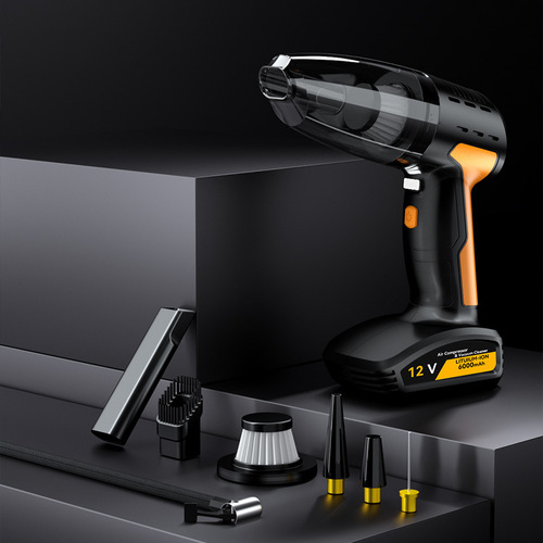 Multi-function high-power car four-in-one air pump household wireless vacuum cleaner handheld portable pump