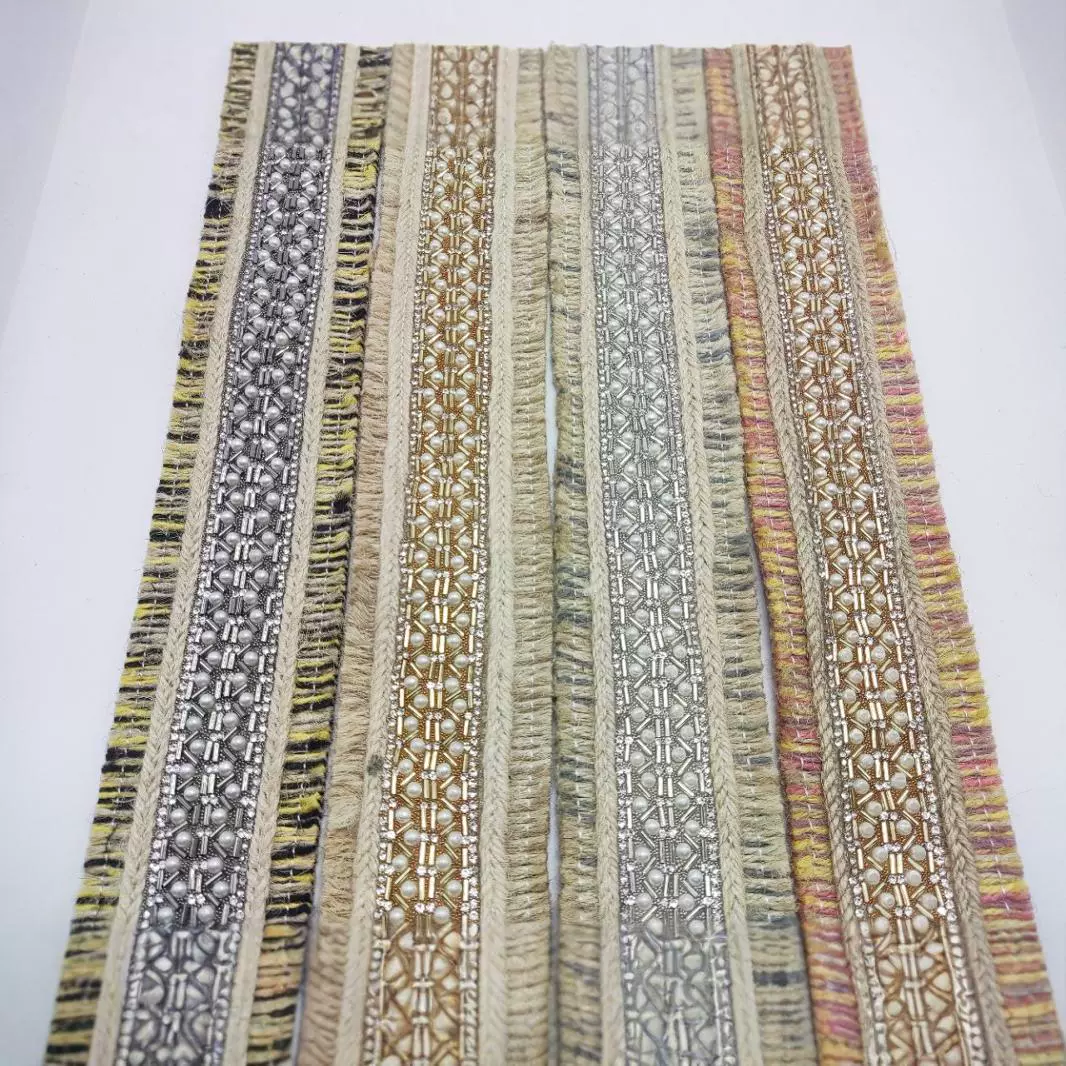 Плетеная лента верхняя ручная тканая механическая плетеная полоска дрель может быть плетен