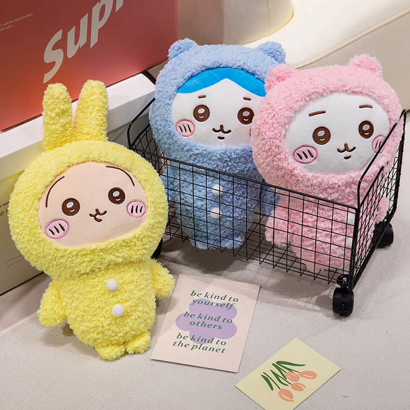 Nuevos lindos chiikawa pijamas juguetes de peluche colgantes jiikawa usatchi muñecas regalo