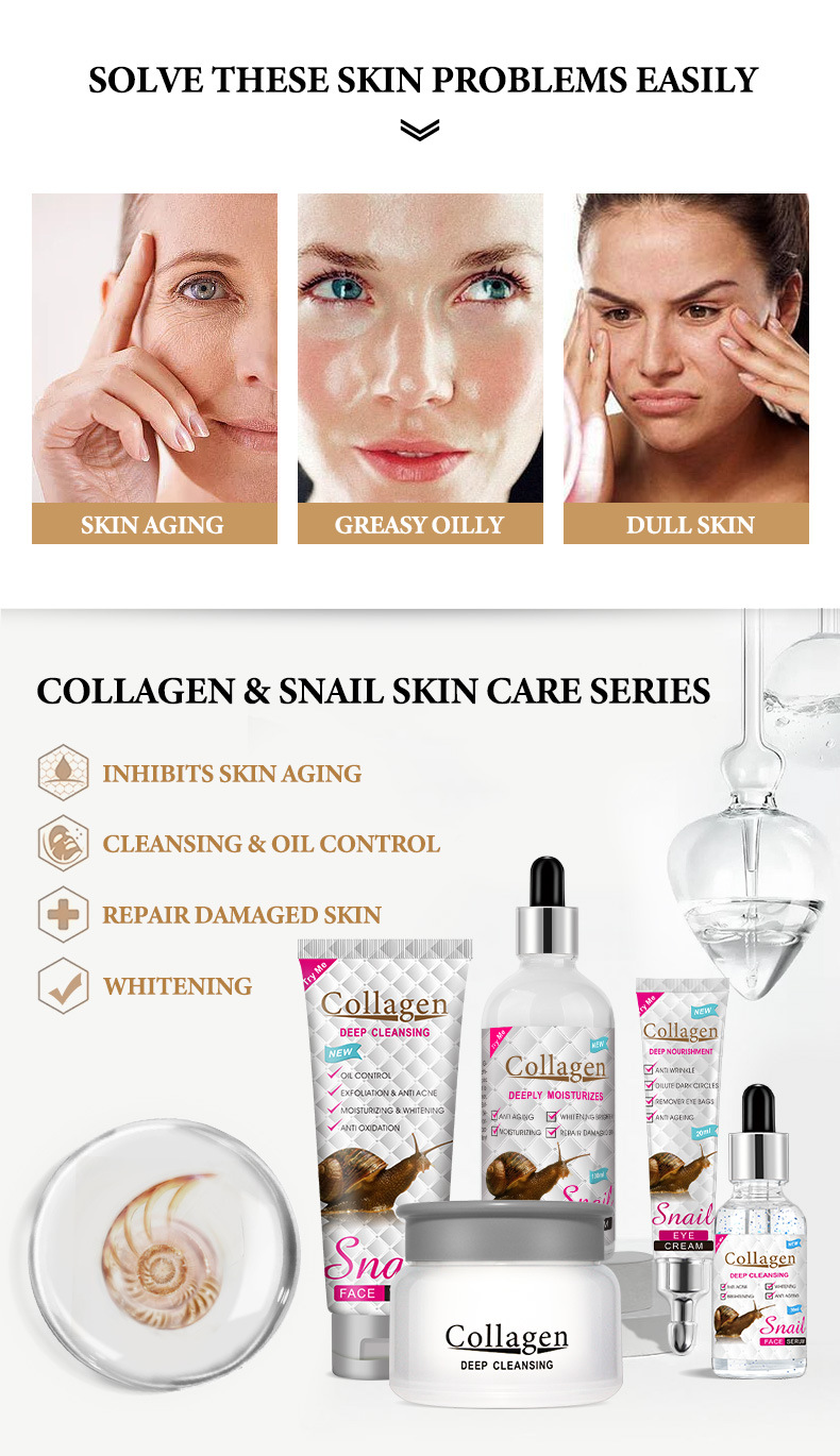 Snigel Original PeiMei Liquid Skincare Lotion Set Full Box Hudvårdsprodukter_voghion.com