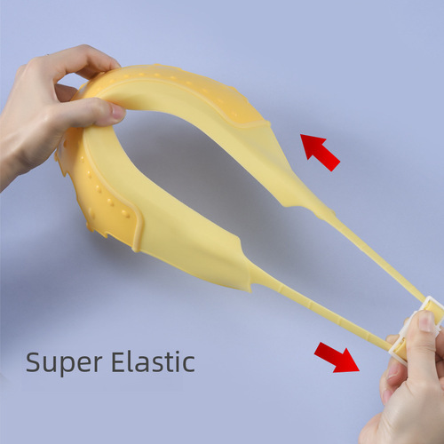 Baby and Toddler Shower Cap - Soft Silicone Hair Cover for Eye and Ear Protection, Waterproof Bath Hat for Kids