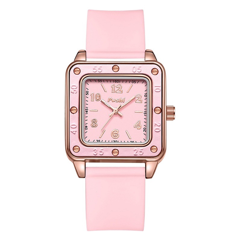 Reloj de cuarzo para mujer de moda reloj de estudiante simple casual POSHI reloj de mujer nuevo reloj cuadrado para mujer image 1