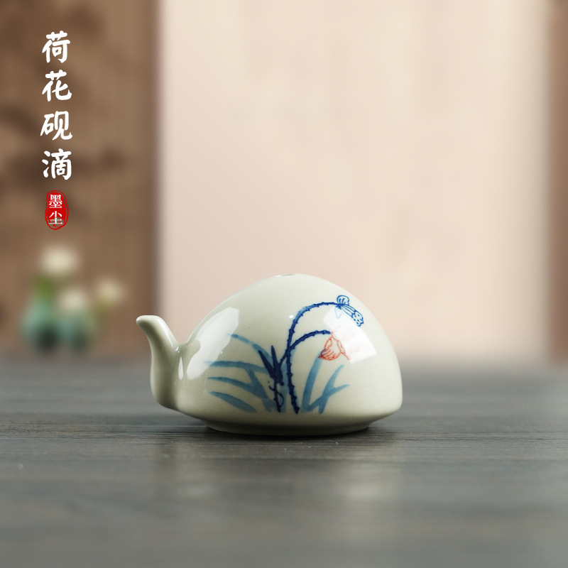 Paleta de cinco capas paleta de acuarela de cerámica paleta de pintura china paleta de pintura para colorear bandeja de tinta envase de pintura al por mayor