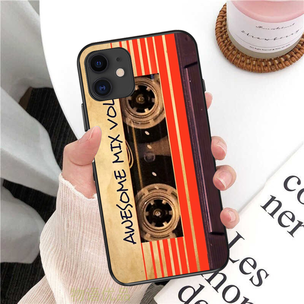 40g Weight iPhone Applicable Brands Phone Cases Classification tpu Material Recorder, Tape Pattern Retro, Classic Style Style Tpu Recorder Tape Retro Classic Style Phone Cases Phone Accessories 4