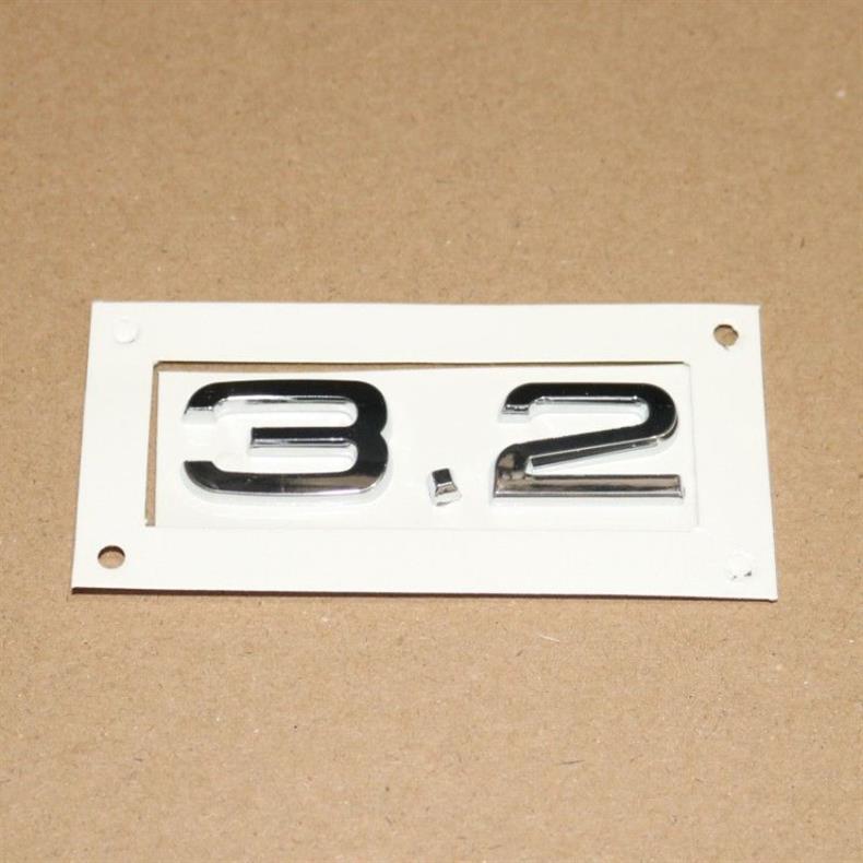 Suitable for Audi A6L models from 2005 to 2011; rear trunk lid; FAW Audi emblem, car logo, and engine displacement label