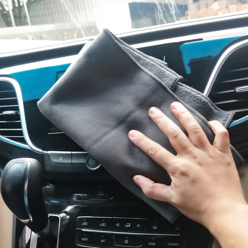 Thickened car suede double-sided magic rag coral velvet car wash towel absorbent microfiber car wipe