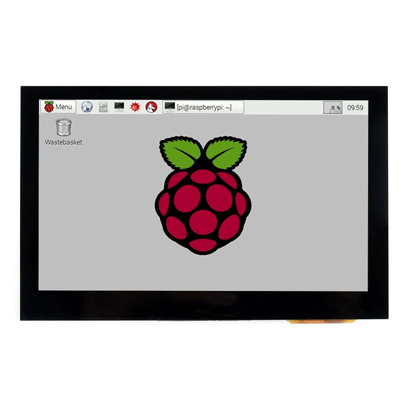 Емкостный тачскрин для Raspberry Pi, оригинальный 4,3-дюймовый LCD IPS дисплей, интерфейс DSI