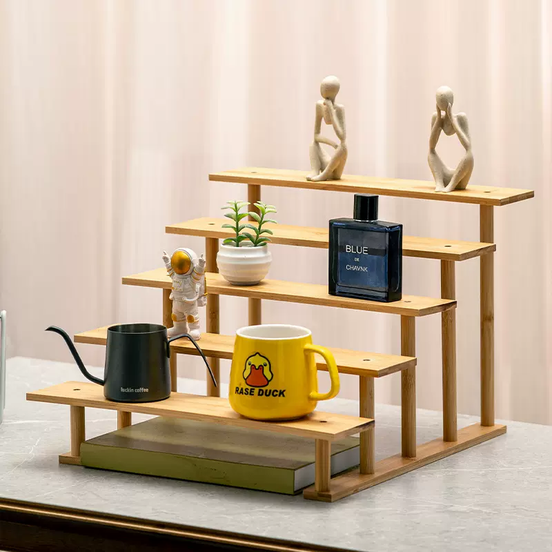 木质花架台窗台多肉竹子多层室内客厅桌面架子阳台装饰置物架批发