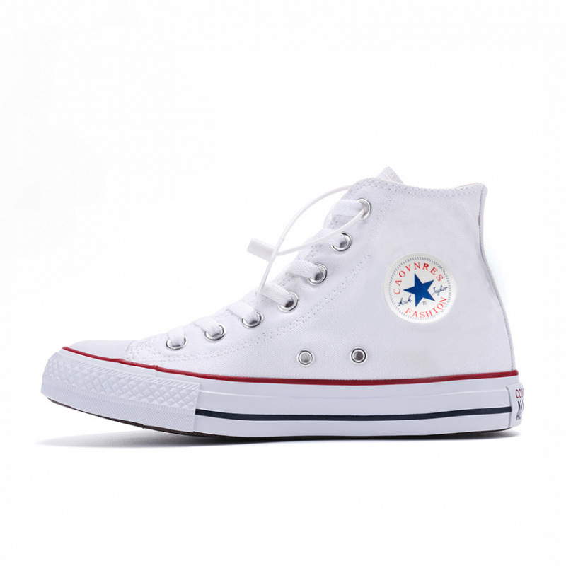 Meiji Conway de los años 1970 zapatos de lona de pareja alta mujer estrella clásica baja zapatos deportivos casuales skate hombre image 20