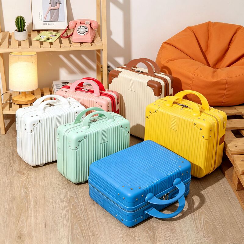Customized Mini Small Suitcase 14inch Makeup Case Luggage Box Souvenir Gift 16inch Travel Case with Logo Printed Gift Box
