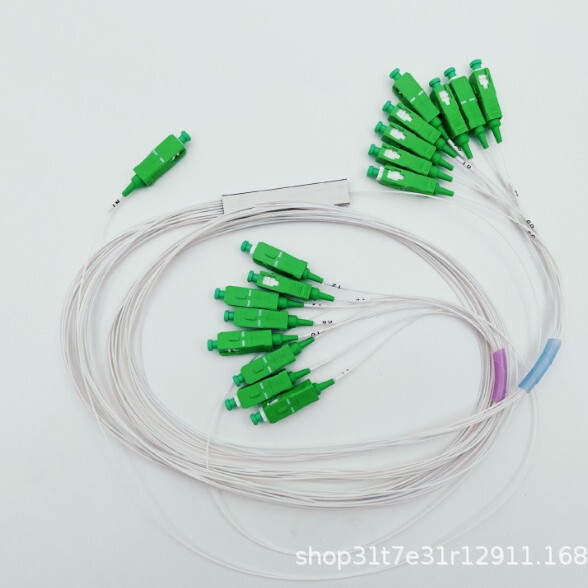 Hongnet Foreign Trade Micro Steel Pipe 1/8 Differential Fiber Optic Plc Splitter Sc/Apc 1m / 1.5m Connector