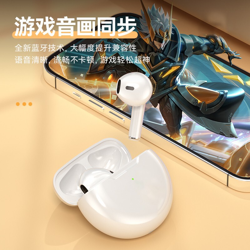 クロスボーダー新しい pro6 完全ワイヤレス TWS Bluetooth ヘッドセット 5.3 Bluetooth ステレオ タッチ コントロール J6 ワイヤレス ヘッドセット工場|undefined