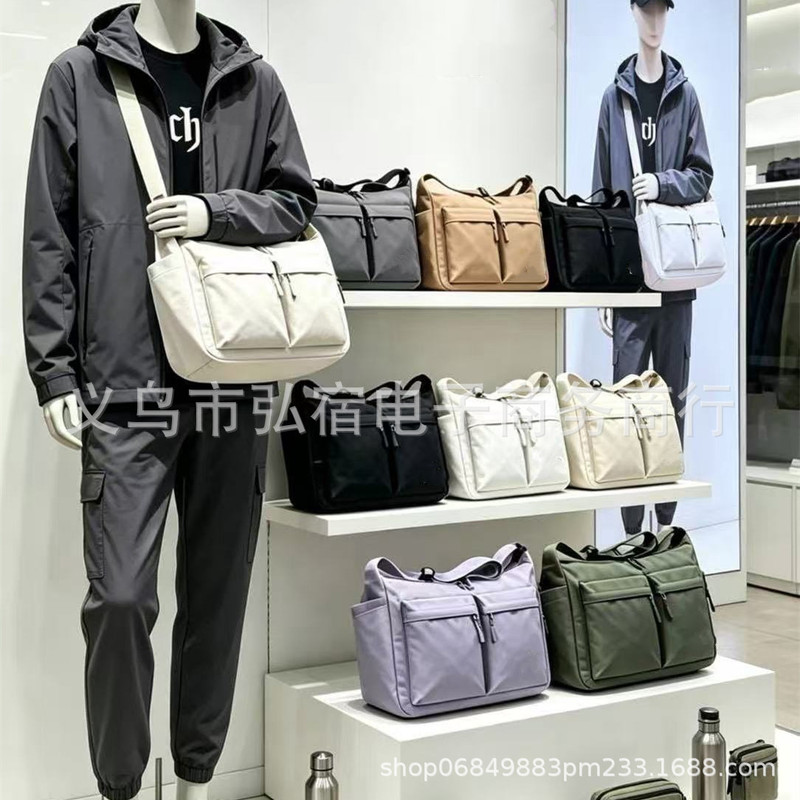 The North Face high-end women's shoulder bag, simple and niche, large-capacity crossbody bag