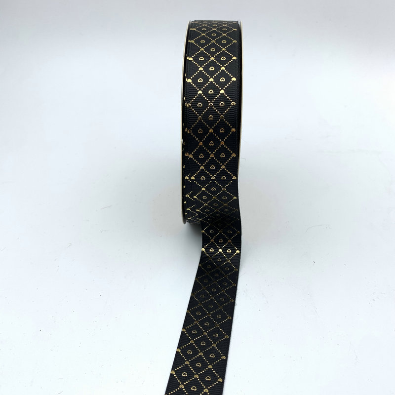 25mm hilo rombo Plaid bar bandeja cinta hecha a mano DIY cinta flor caja de regalo embalaje cinta de fijación de calor impresión