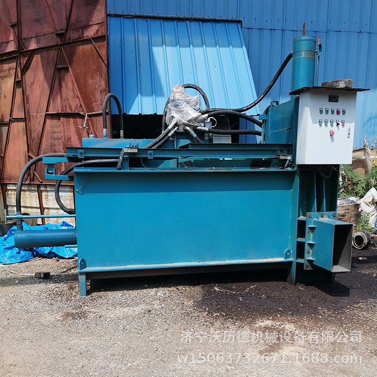 压缩秸秆捆包机 推包压块套袋一体机 干湿麦糠打包装袋机操作简单