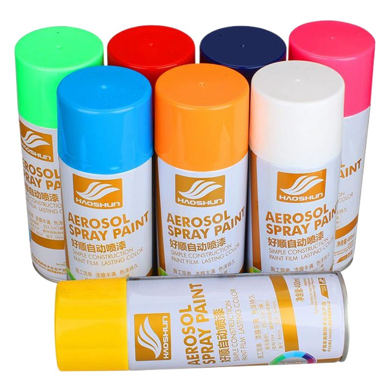 [Заводской] Haoshun самоокраска 450 мл хромированная золотая автомобильная краска, меняющая цвет металла, черно-белая антикоррозийная краска