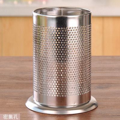 不锈钢筷子筒筷笼奶茶店吸管筒桶家用放筷子盒勺筷筒置物架沥水架|undefined