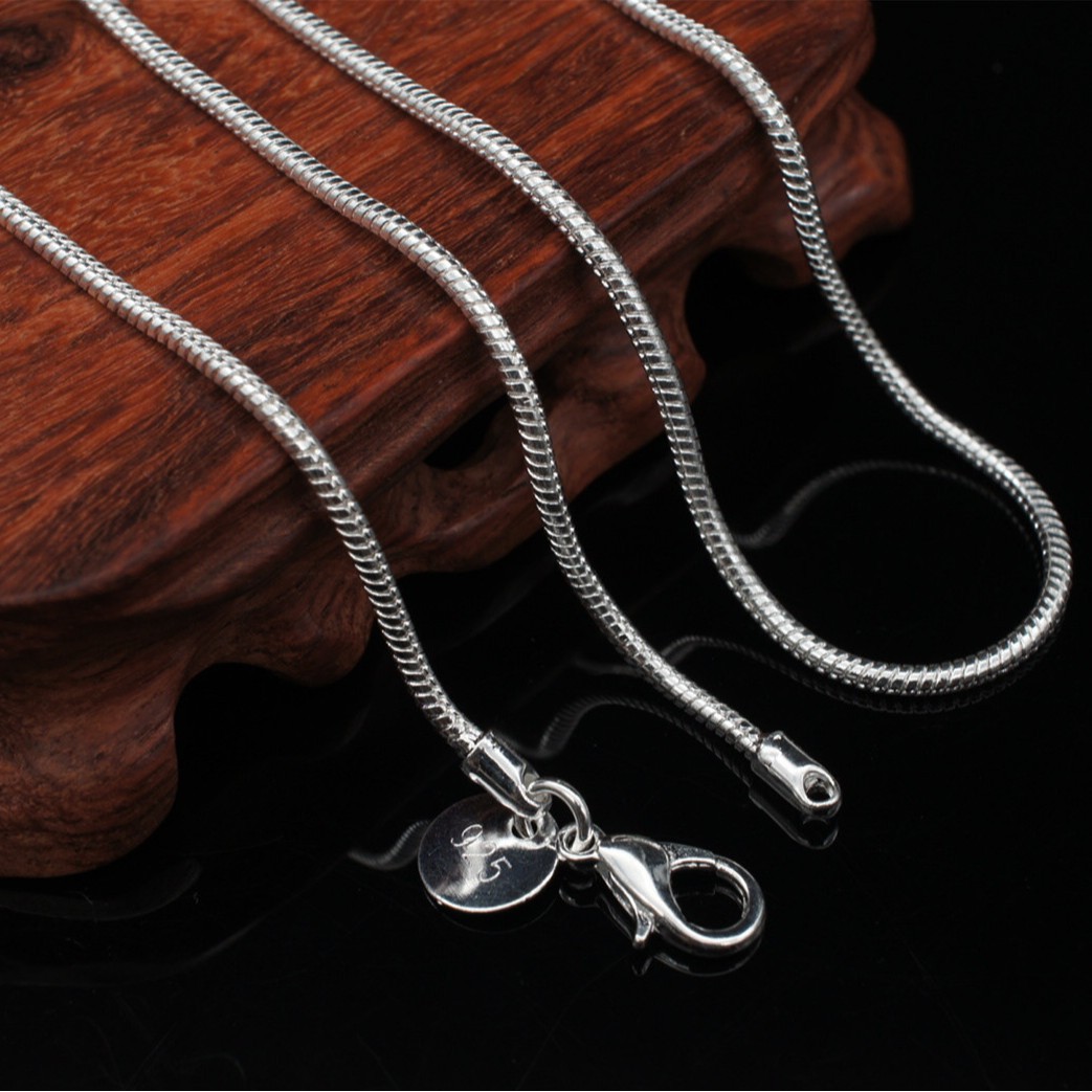 Snake Bone Necklace Men Vintage Style Trendy Niche Collarbone_voghion.com