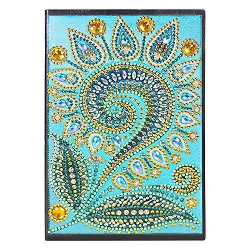 Cuaderno de dibujo de diamantes transfronterizos 5d punto diámetro pintura pegatinas de sexo opuesto mariposa DIY manual cuaderno de notas de cristal