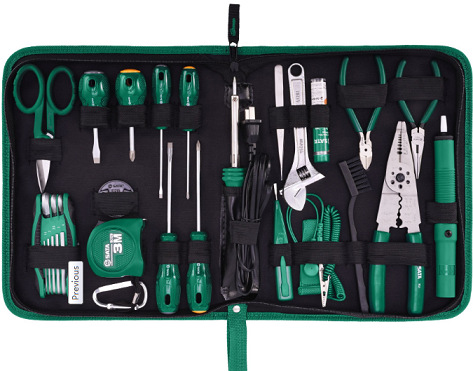 SATA世达工具 28件电子工具组套 03760