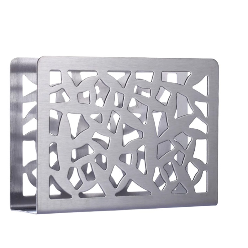 Paper Towel Holder, Metal Vertical Paper Holder for Restaurants and Coffee Shops, Hotel Bar Napkin Holder, Creative Paper Towel Storage