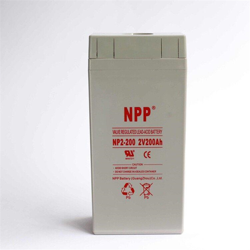 耐普控制继电器蓄电池NP2-200 12V200AH无须补充电解