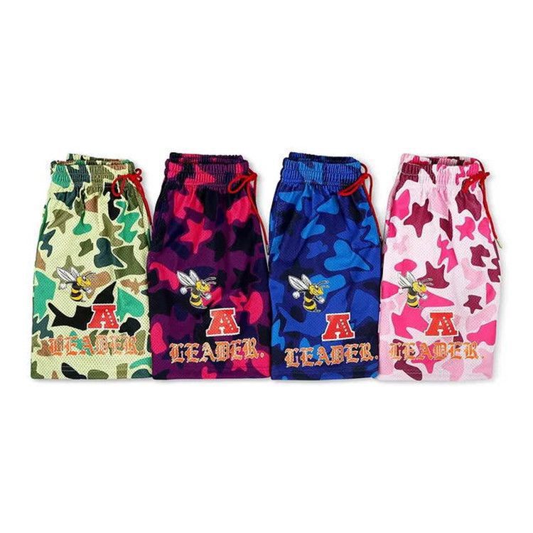 American-Style Camouflage Sports Shorts for Men, Basketball Training Quick-Dry Shorts, Trendy Brand, Knee-Length Loose Athletic Shorts for Summer