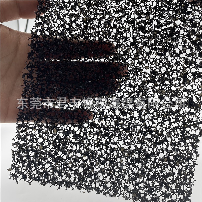 加工机箱防尘过滤棉管道清洁过滤沥水海绵 黑色粗孔40pp