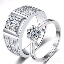 S925�����½�ָ��Ů��ڻ�ڿɵ��ڷ�����ʯ��䳱�е���ָ��