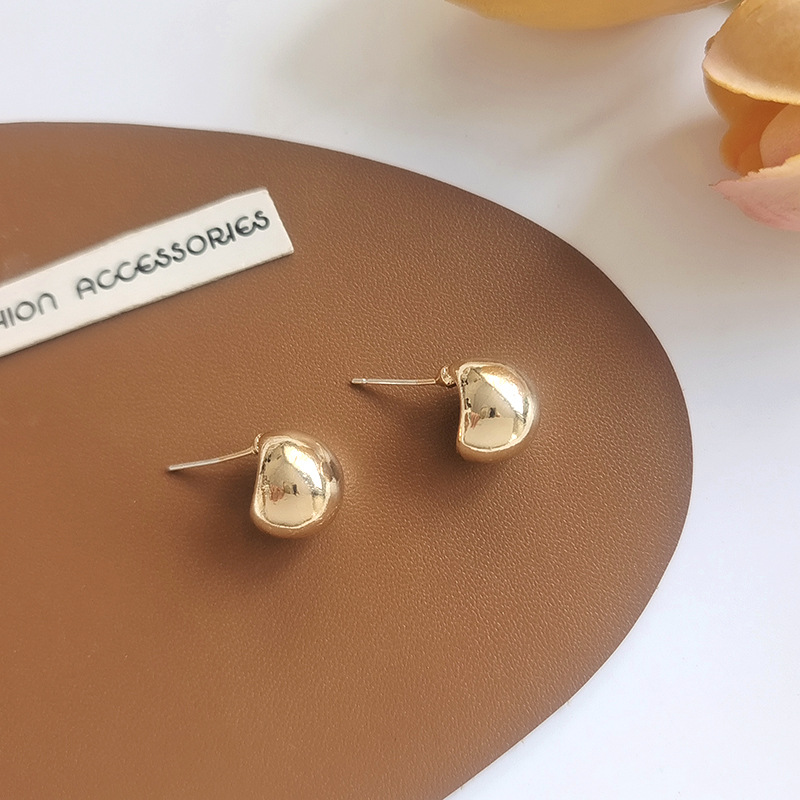 1 Pair Fashion Solid Color Alloy Plating Womenu0027S Ear Studs