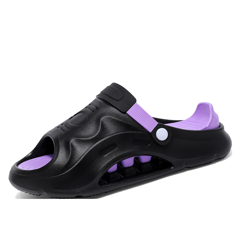 Pisar las pantuflas de mierda para uso externo de los hombres 2025 nuevo verano antideslizante y desodorante deportes para aumentar las sandalias y pantuflas de fondo grueso al aire libre