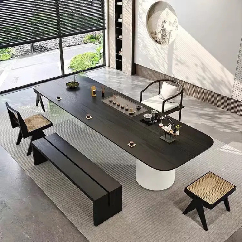 테이블 1.8m개 + 메인 의자 1개 + 등나무 의자 1개 + 싱글 스툴 2개 + 벤치 1개