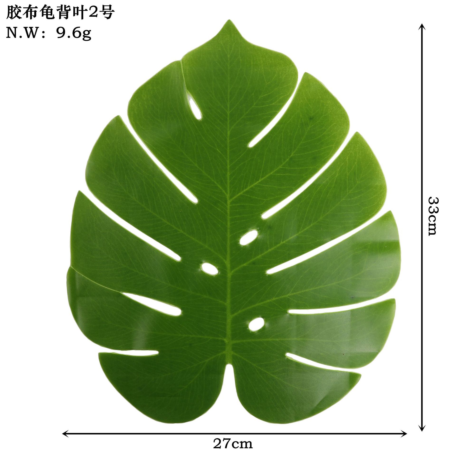 접착제 잎 거북이 뒷잎 2 라이트 그린-058