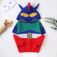 Wholesale Cartoon Anime Superhero 3D Hooded Sweaters for Boys, Girls, Babies, and Children - Pure Cotton Knit Top